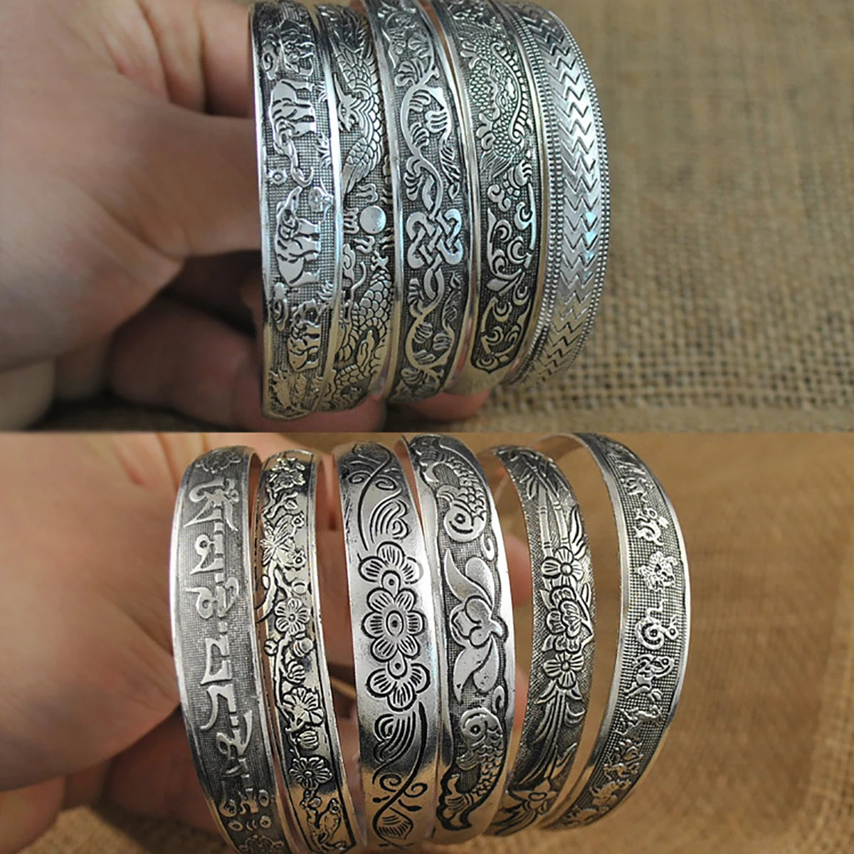 Boho Heritage Bangle Set