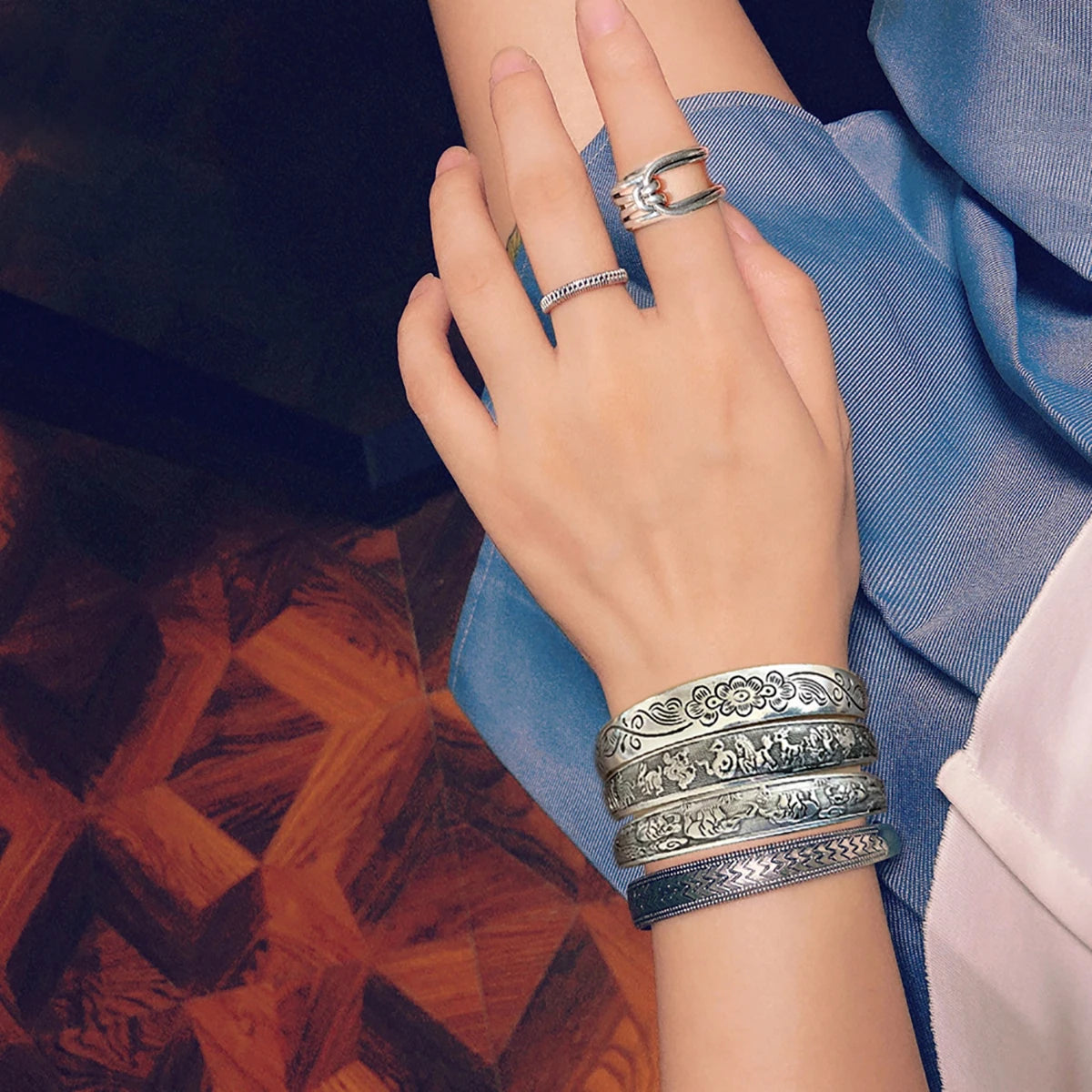 Boho Heritage Bangle Set