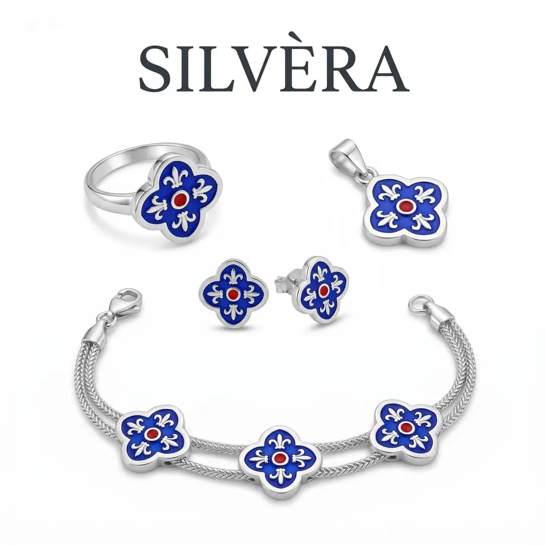 Royal Blue Clover Set