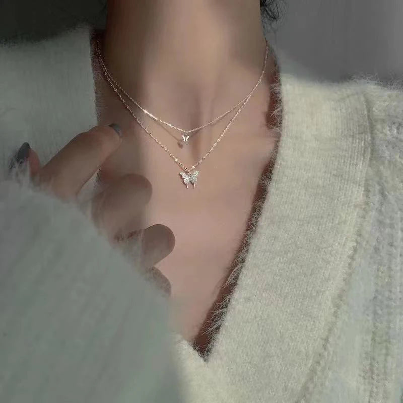 Whispering Butterfly Necklace