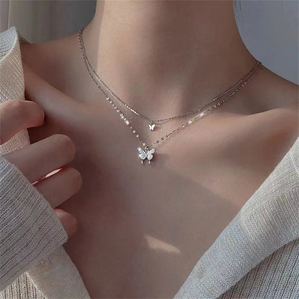 Whispering Butterfly Necklace