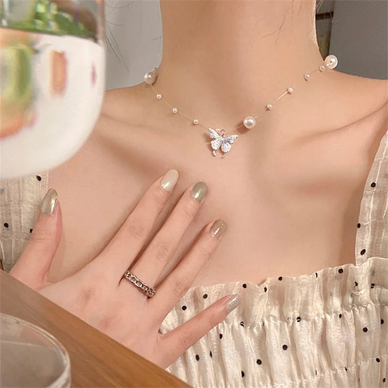 Whispering Butterfly Necklace