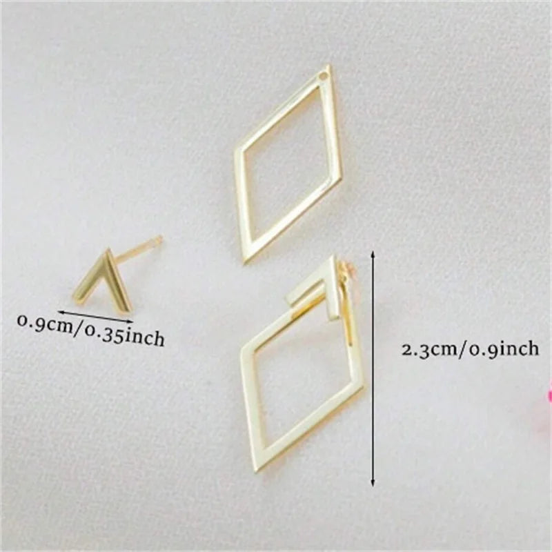 Geometric Charm Earrings