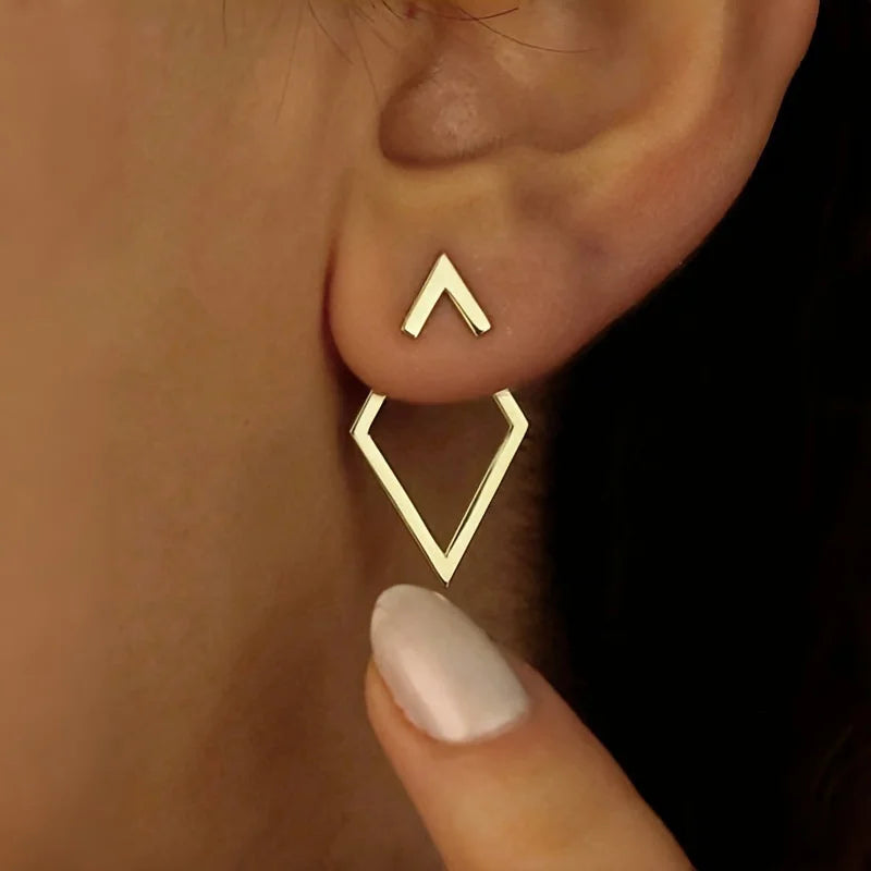 Geometric Charm Earrings