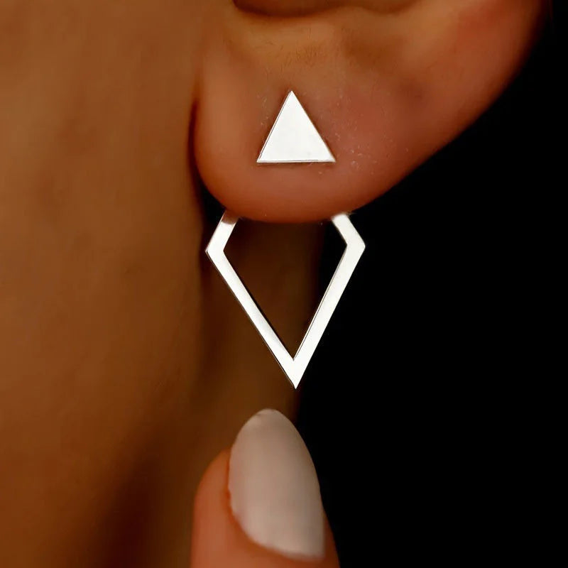 Geometric Charm Earrings