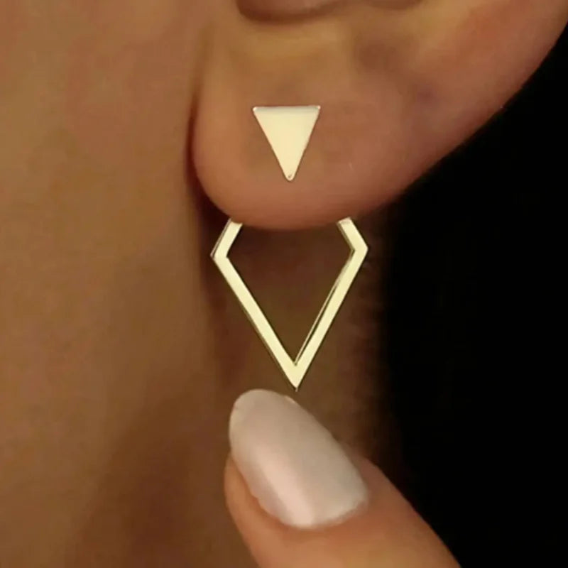 Geometric Charm Earrings