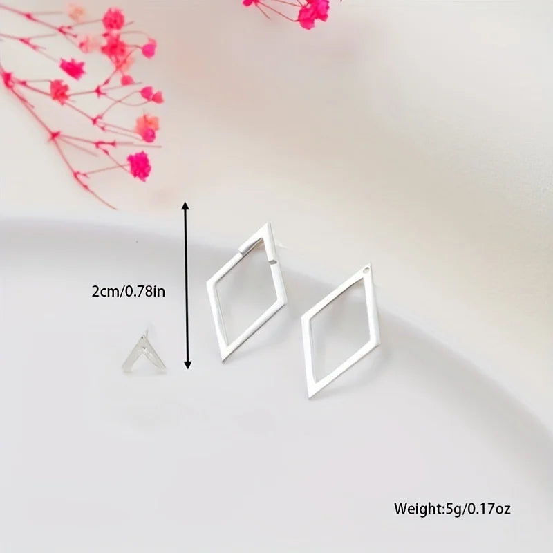 Geometric Charm Earrings